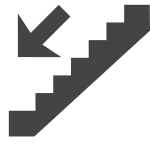 Downstair SVG Icon
